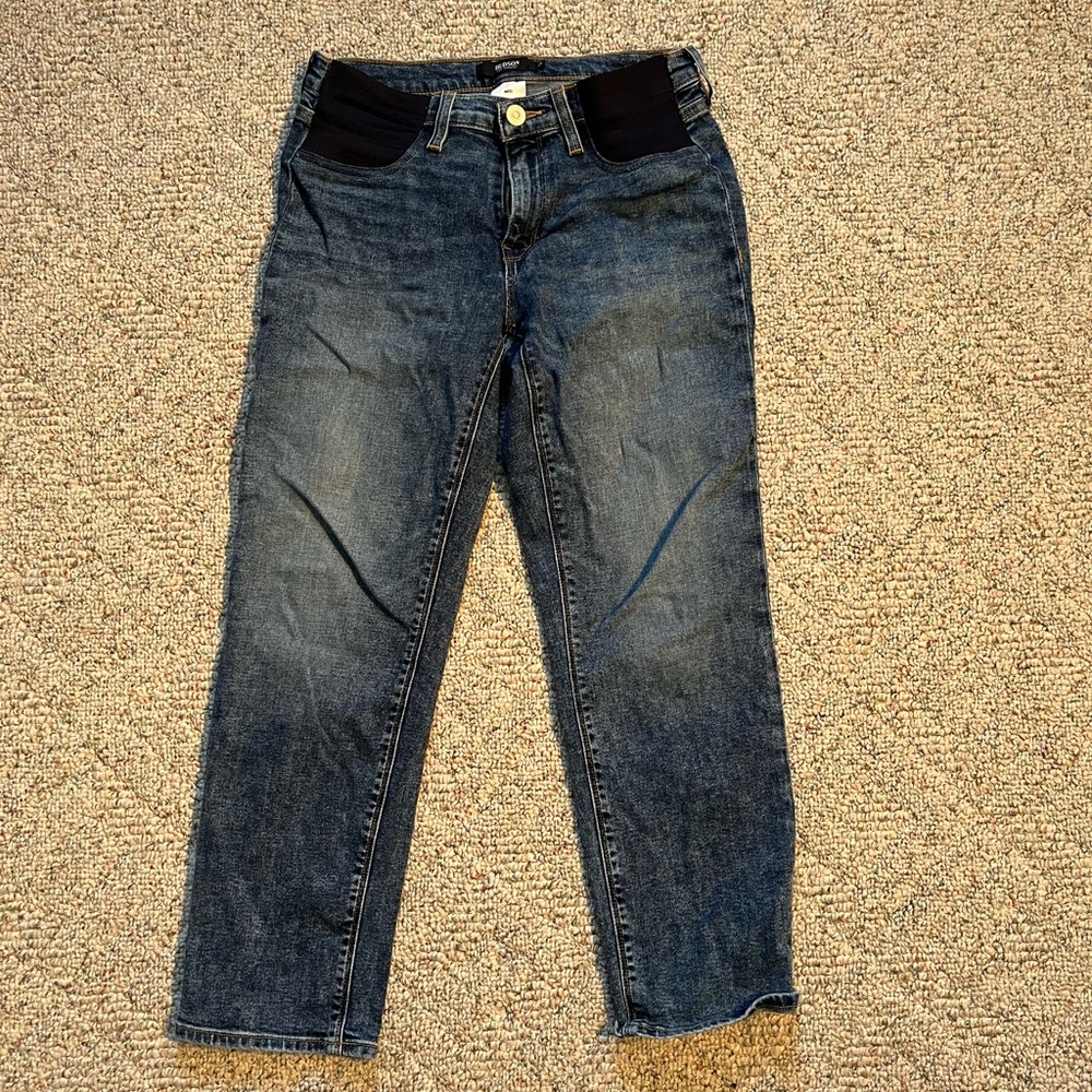 Hudson Nico straight ankle maternity jean
